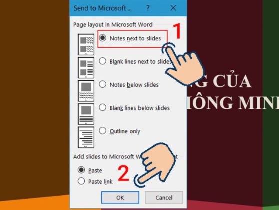 Cách chuyển nội dung file PowerPoint sang Word tự động ngay trên PowerPoint 6