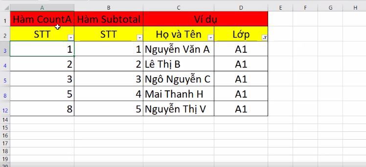 Hướng dẫn 4 cách đánh số thứ tự tự động trong excel 2010, 2016, 2019, Office 365 11