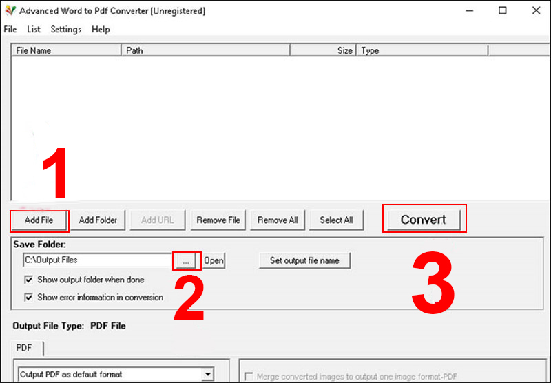 Nhấn Convert để chuyển file